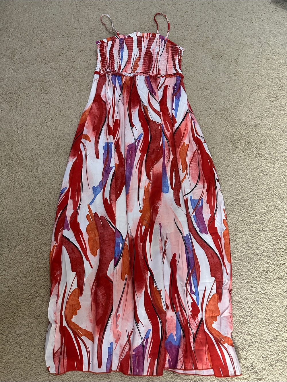 CUPSHE Out and About Abstract Maxi Dress